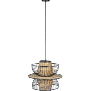 WHITE LABEL LIVING Carmen L loftlampe - sort metal