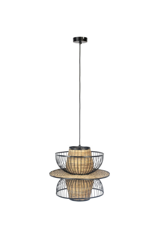 WHITE LABEL LIVING Carmen L loftlampe - sort metal
