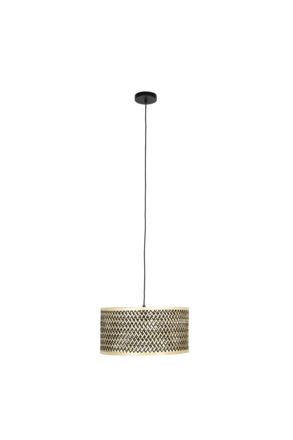 WHITE LABEL LIVING Isla Bamboo Lille loftlampe - beige bambus