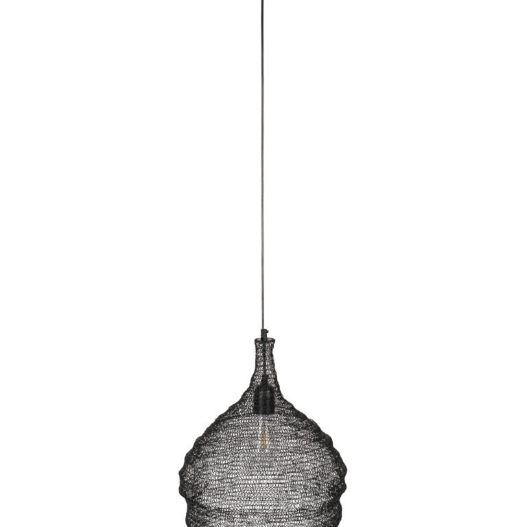 WHITE LABEL LIVING Lena M loftlampe - sort jern