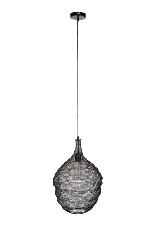 WHITE LABEL LIVING Lena M loftlampe - sort jern