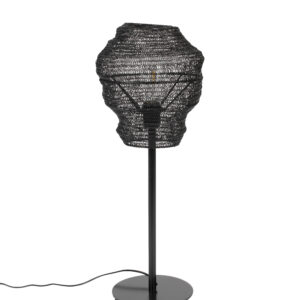 WHITE LABEL LIVING Lena bordlampe - sort metal