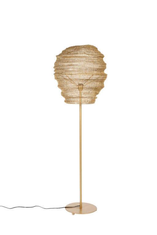 WHITE LABEL LIVING Lena gulvlampe - messing jern