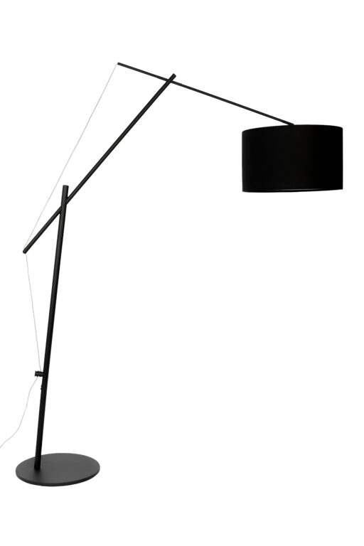 WHITE LABEL LIVING Tokio gulvlampe - sort jern
