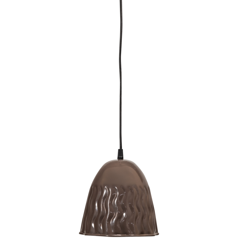 WOOOD Arleso loftlampe - mørkebrun metal