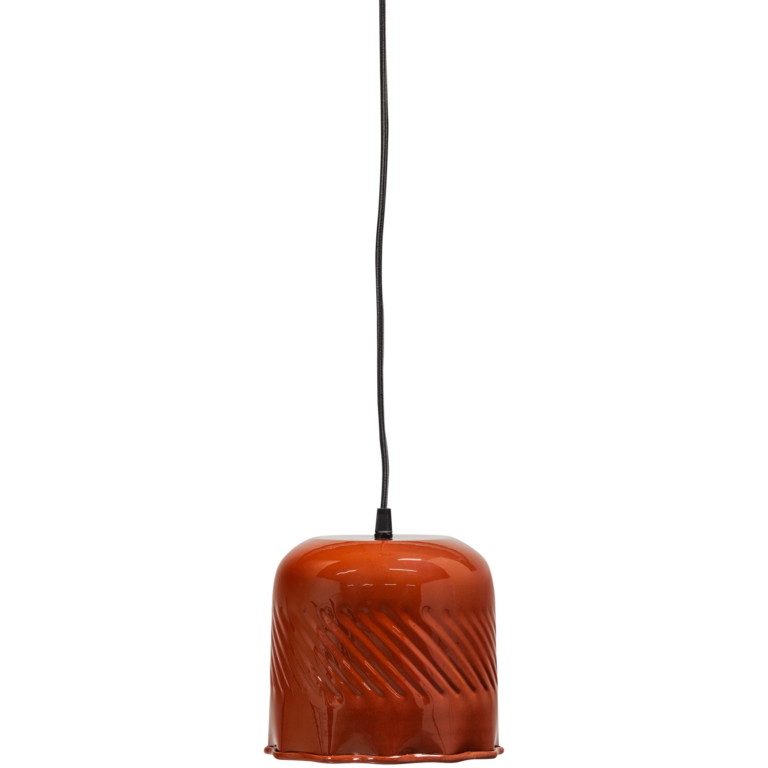 WOOOD Arleso loftlampe - orange/brun metal