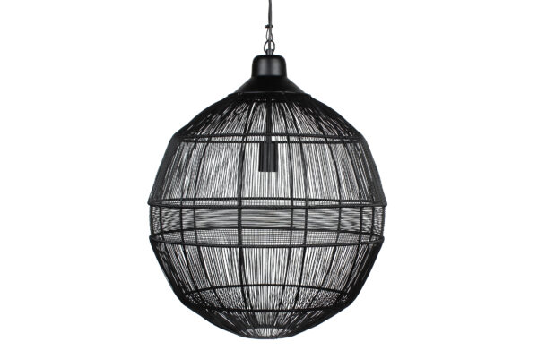 WOOOD EXCLUSIVE Enes loftlampe - sort metal
