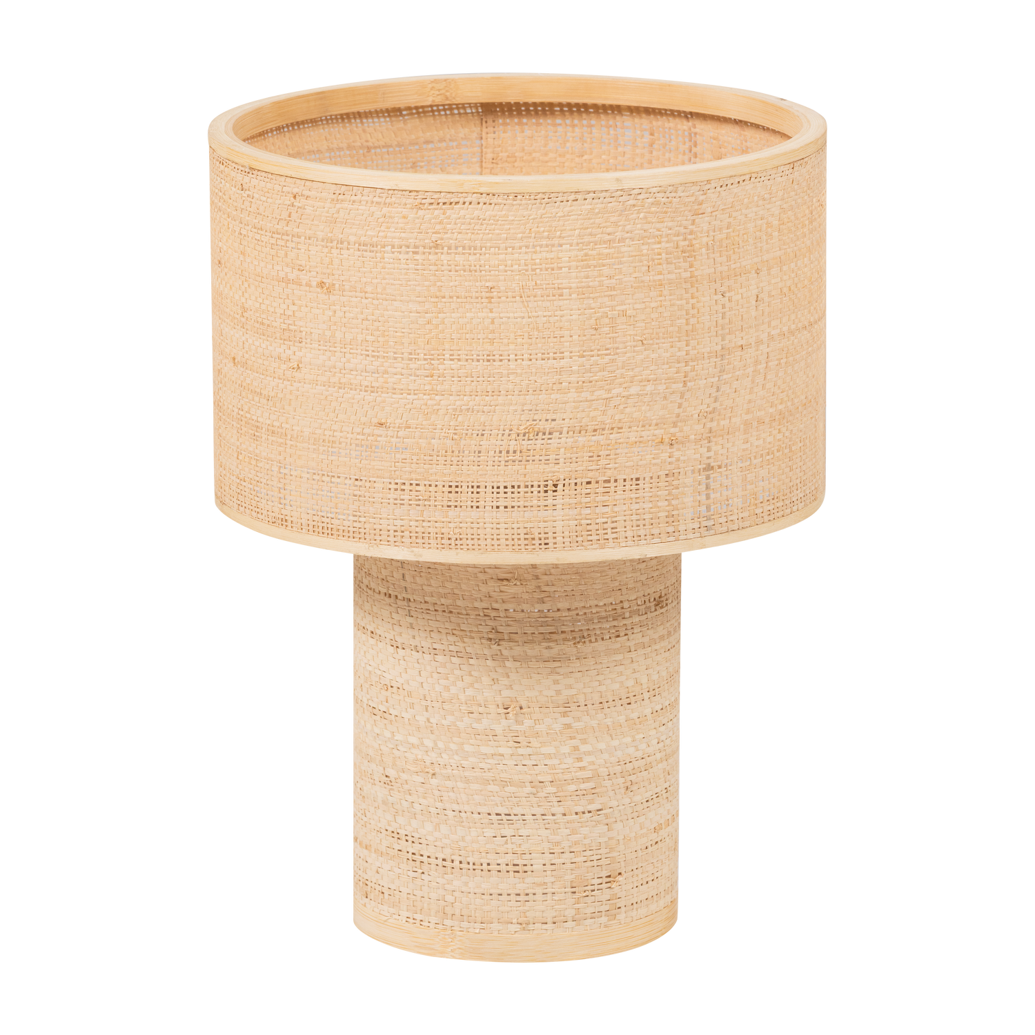 WOOOD Syro bordlampe - natur raffia (38X28)