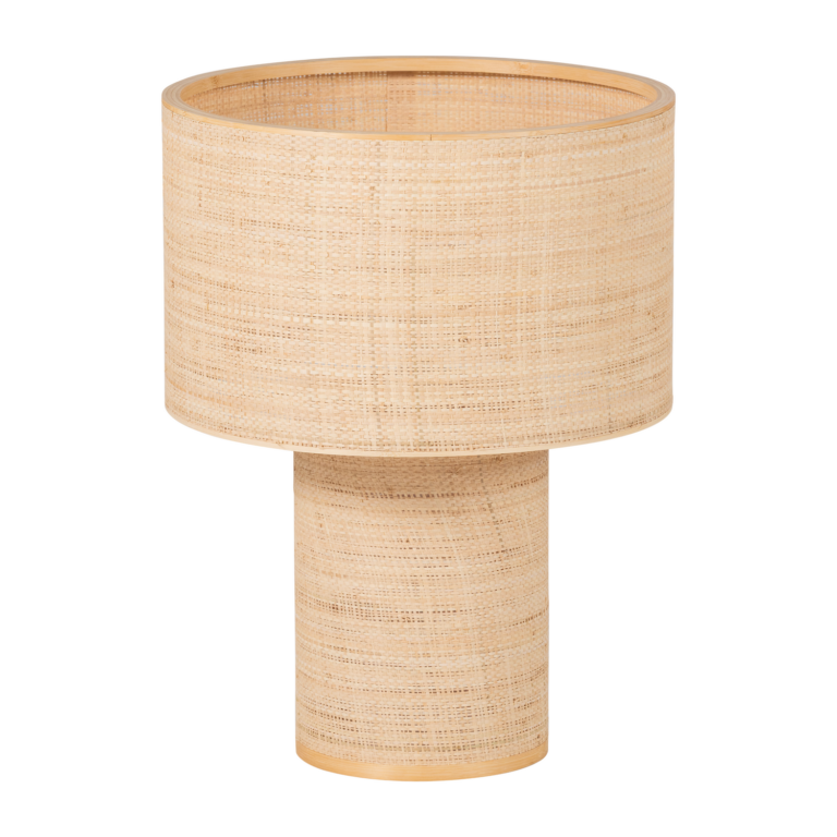 WOOOD Syro bordlampe - natur raffia (55X42)