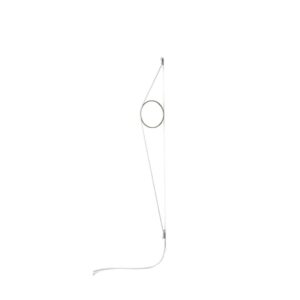 Wirering Grå Væglampe Sort Cirkel 2700K - Flos