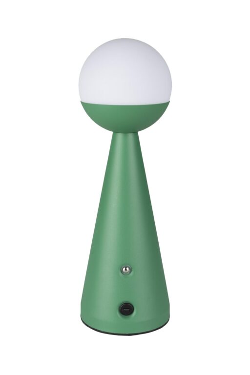 ZUIVER Bello bordlampe, dæmpbar og genopladelig - grøn stål