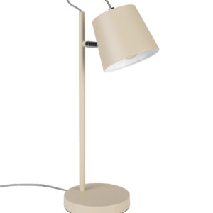 ZUIVER Buckle Head bordlampe - beige metal