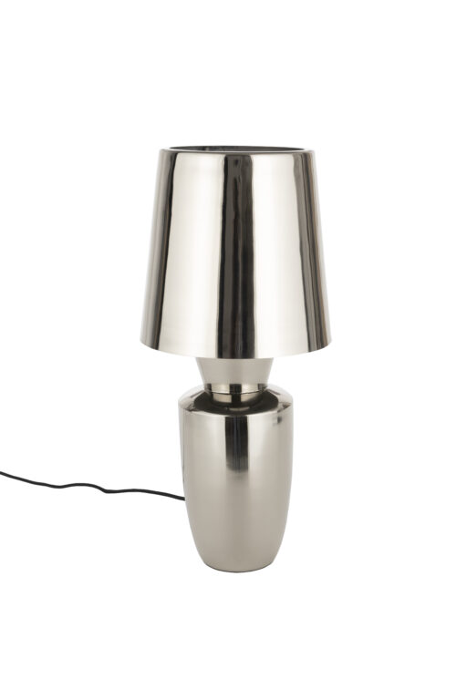 ZUIVER Classy bordlampe - skinnende sølv aluminium