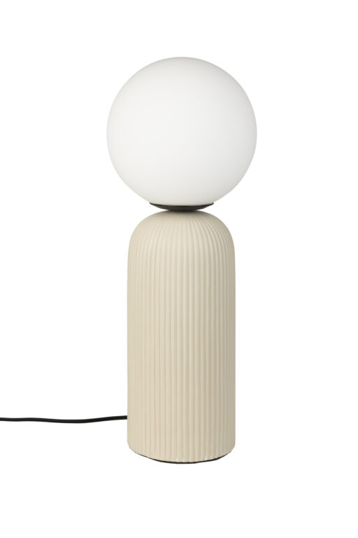 ZUIVER Dash bordlampe M - opal glas og rice keramik