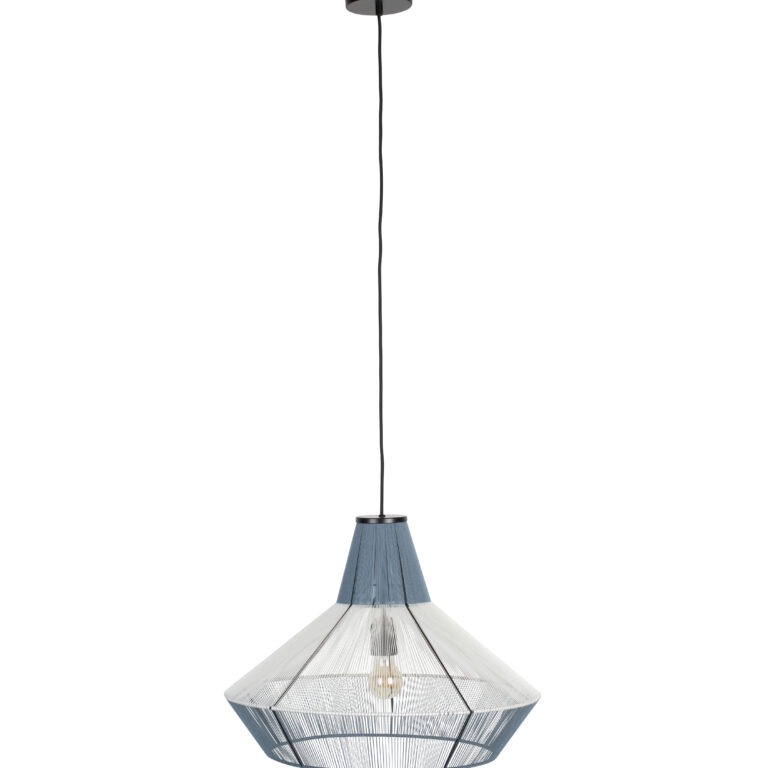 ZUIVER Fairy loftlampe - himmelblå bomuld og metal