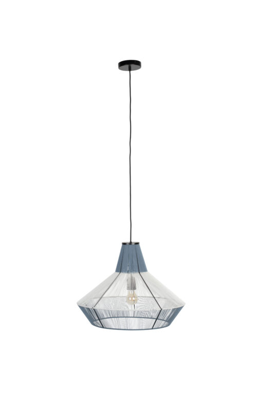 ZUIVER Fairy loftlampe - himmelblå bomuld og metal