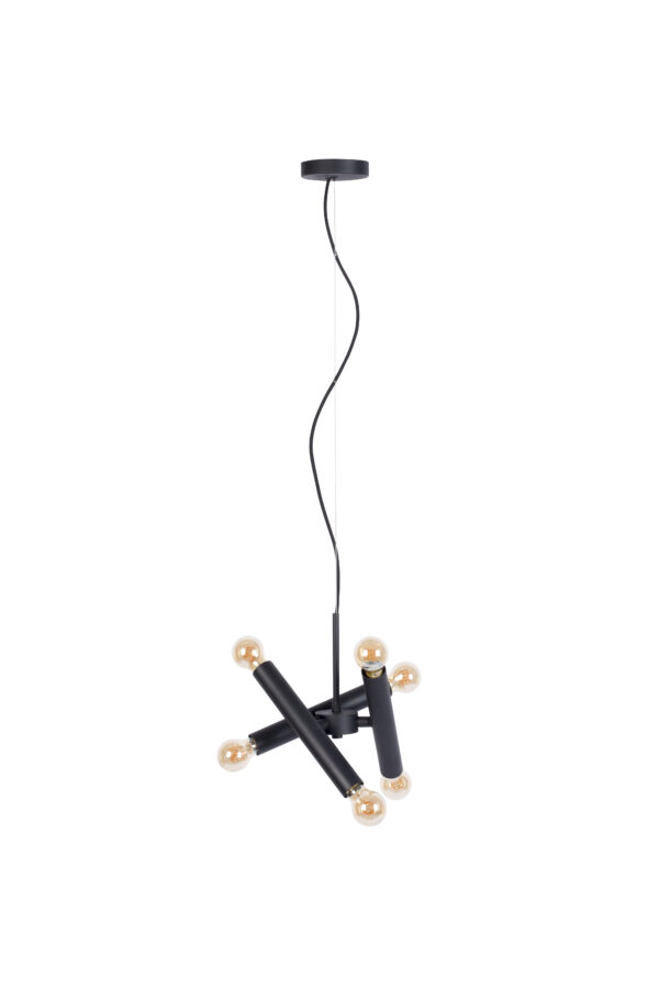 ZUIVER Hawk loftlampe Triple - sort jern