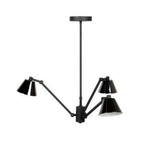 ZUIVER Lub loftlampe - sort jern