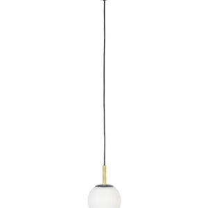 ZUIVER Orion loftlampe 18 - opal glas og sort metal