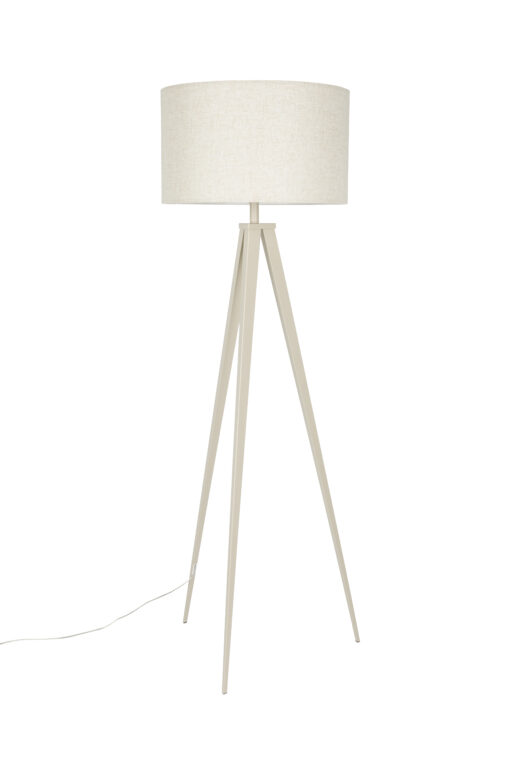 ZUIVER Tripod gulvlampe - beige jern