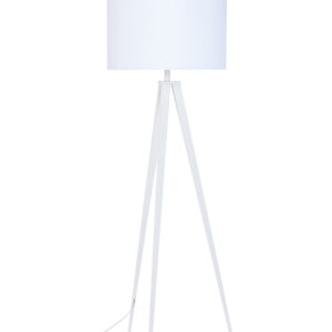 ZUIVER Tripod gulvlampe - hvid metal