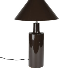 ZUIVER Wonders bordlampe - shiny brun jern