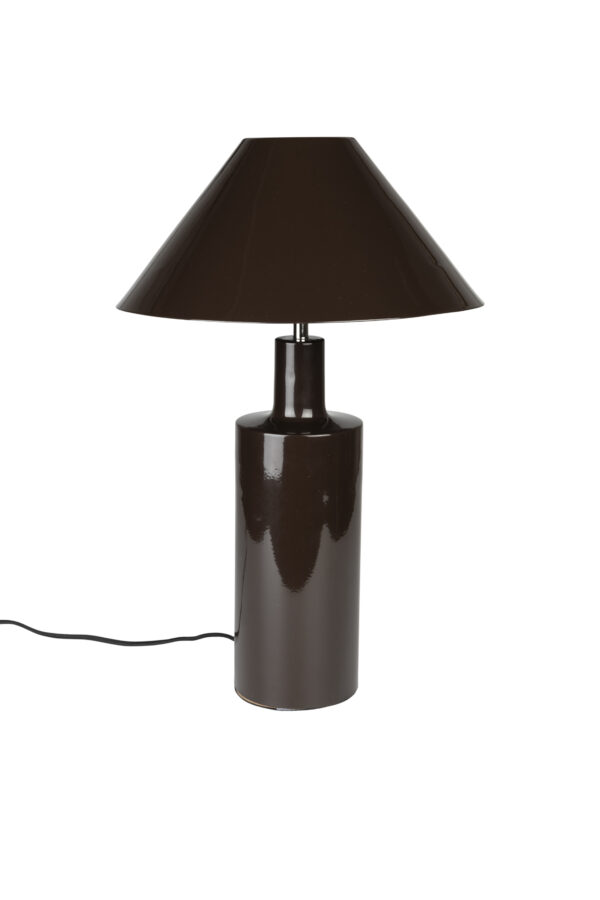 ZUIVER Wonders bordlampe - shiny brun jern